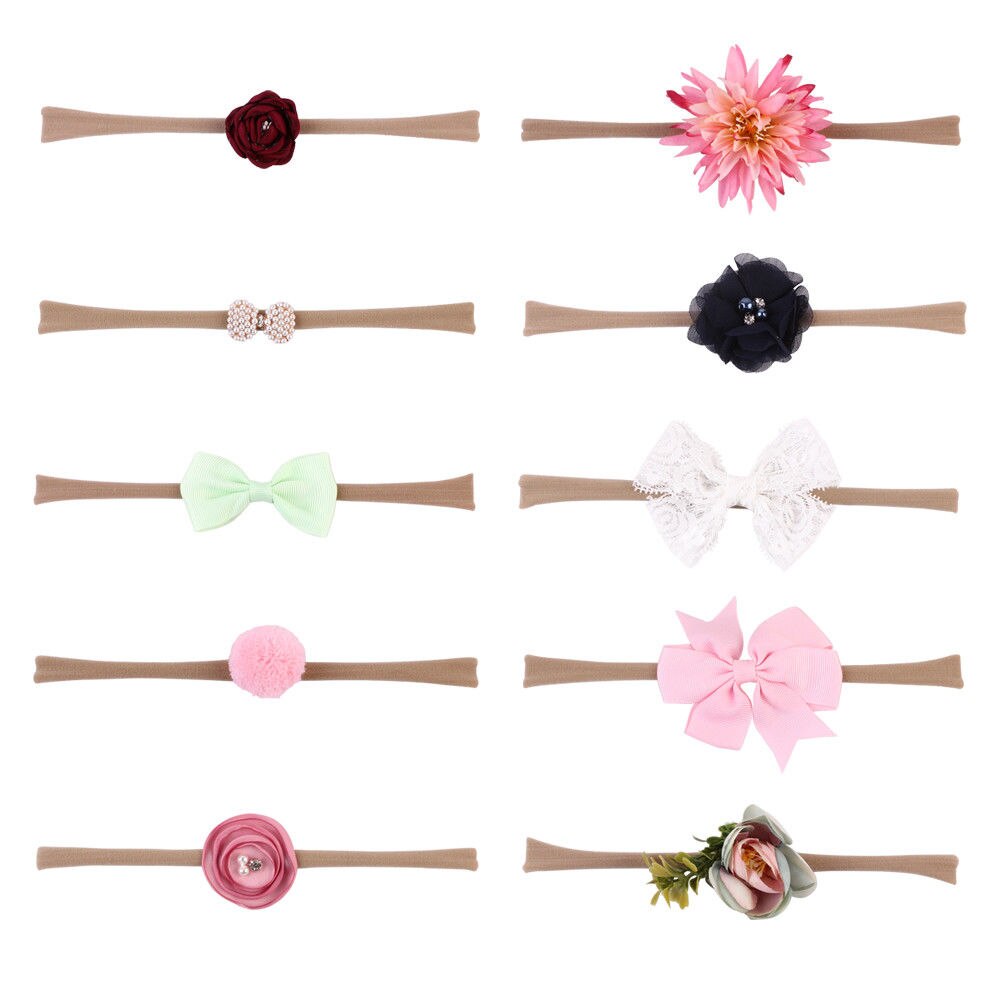 2018 New Toddler Baby Girls Headband Mix Color Big