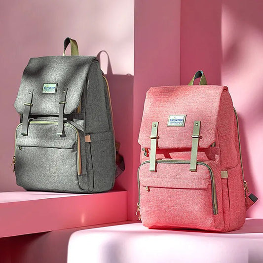 Canvas Diaper Bag Travel Backpack - Lady B united KingdomLady B united KingdomLady B united KingdomLady B united Kingdom