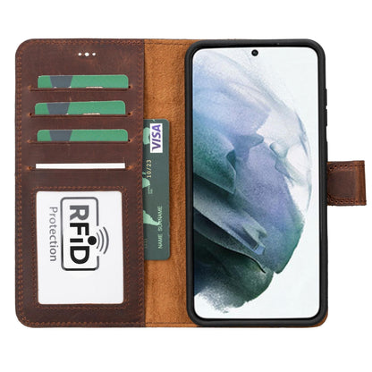 Buffalo Samsung Galaxy S21 FE Detachable Leather Wallet Case